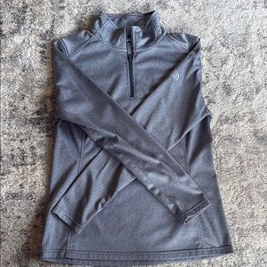 The North Face Gray Quarter-Zip Pullover